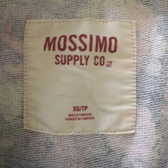 Mossimo Floral Croptop Long‎ Sleeve Shirt Size XSmall - Picture 3 of 4